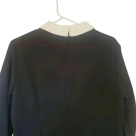 Shelby & Palmer Women's Black Poly/Spandex w Off White Ruffles on Sleeves & Gold - Picture 8 of 13